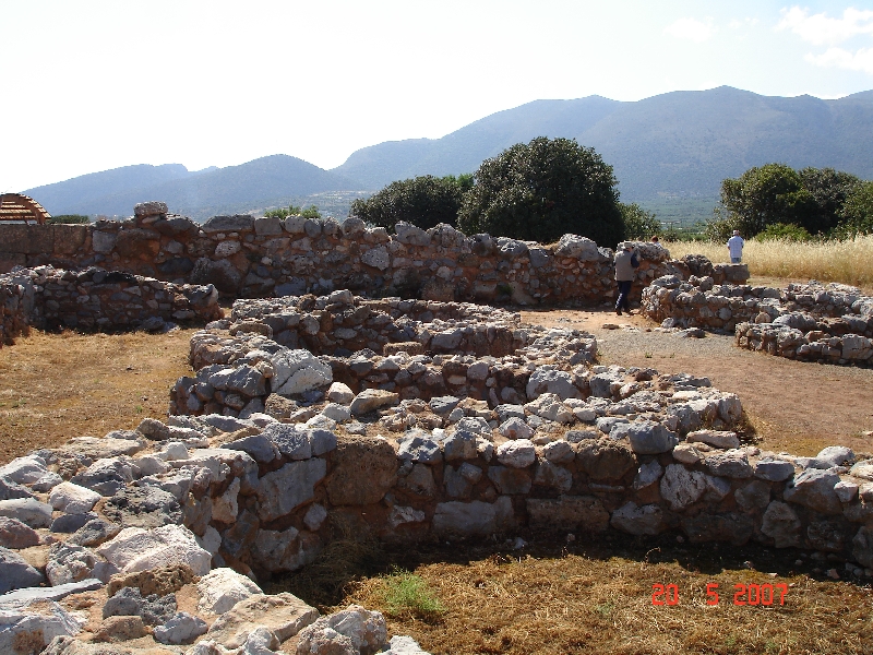 Site archéologique de Mallia, Crète.