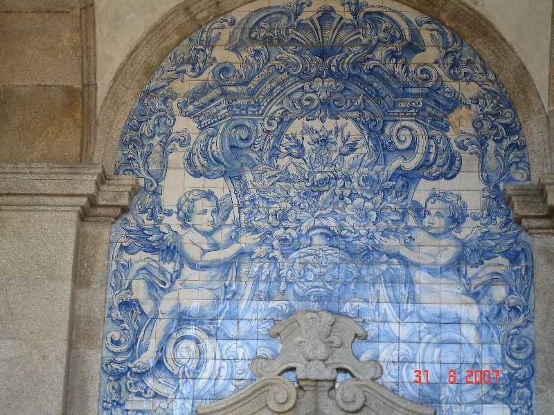 Typiquement portugais, les azulejos.