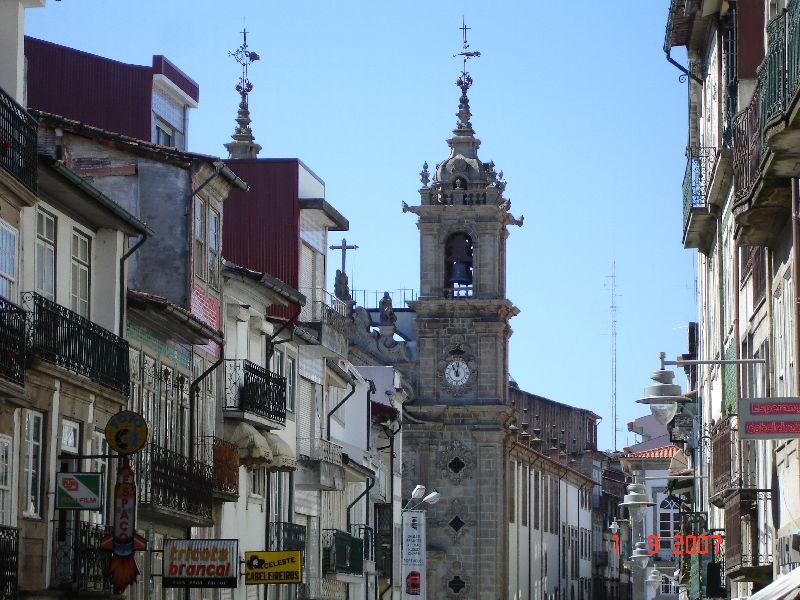Centre-ville de Braga, Portugal.