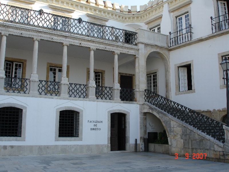 Faculté de droit de l’université de Coimbra, Portugal.