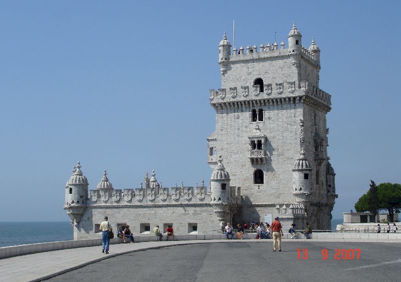 La célèbre Torre de Belém, le symbole de Lisbonne au Portugal.