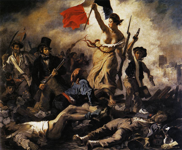  La Liberté guidant le peuple, d’Eugène Delacroix.