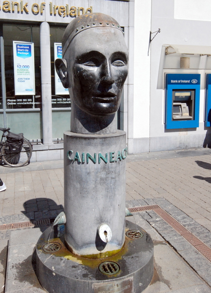Buste de Cainneach, Kilkenny, république d’Irlande