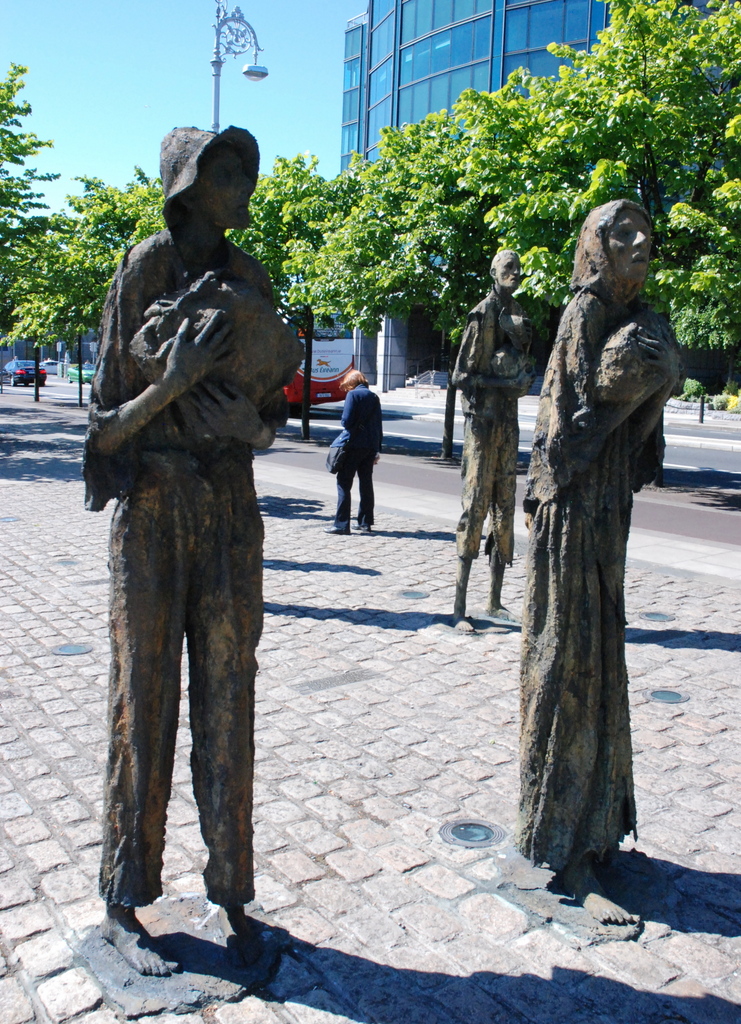 Famine Memorial, Dublin, république d’Irlande