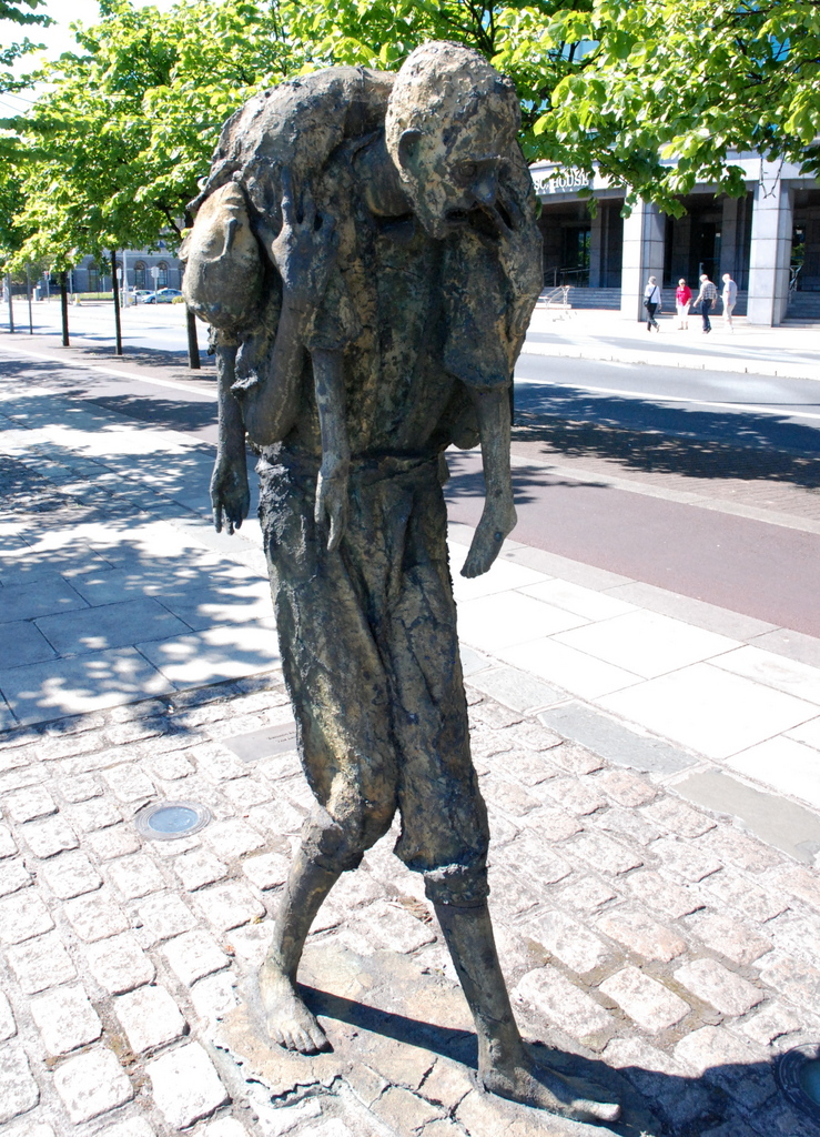 Famine Memorial, Dublin, république d’Irlande