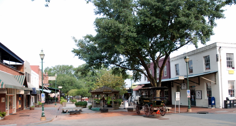 City Market, Savannah, Georgie, États-Unis.