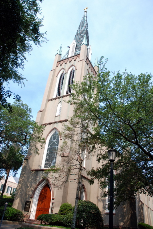 L’église St John’s Episcopal, Savannah, Georgie, États-Unis.