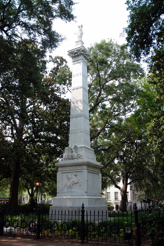 Monument Cazimir Pulaski, Savannah, Georgie, États-Unis.