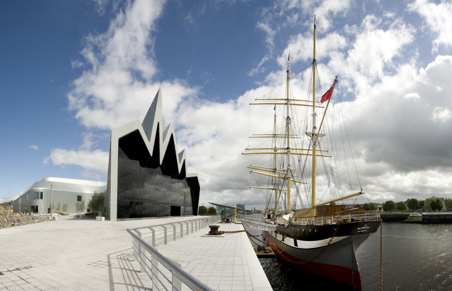 Riverside Museum, Glasgow, Écosse, Royaume-Uni.