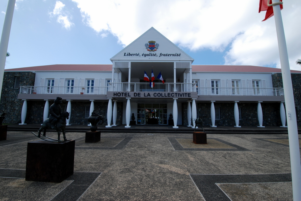 Hôtel de la collectivité, Gustavia, Saint-Barthélemy, Antilles françaises