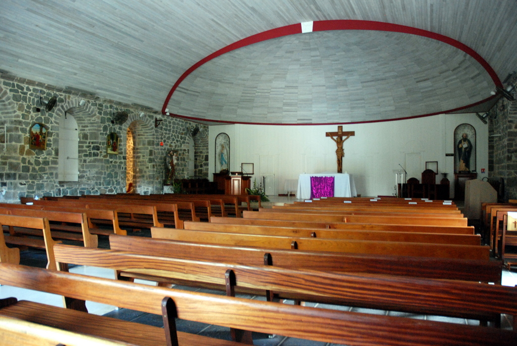 Église catholique Notre-Dame de L’Assomption, Gustavia, Saint-Barthélemy, Antilles françaises