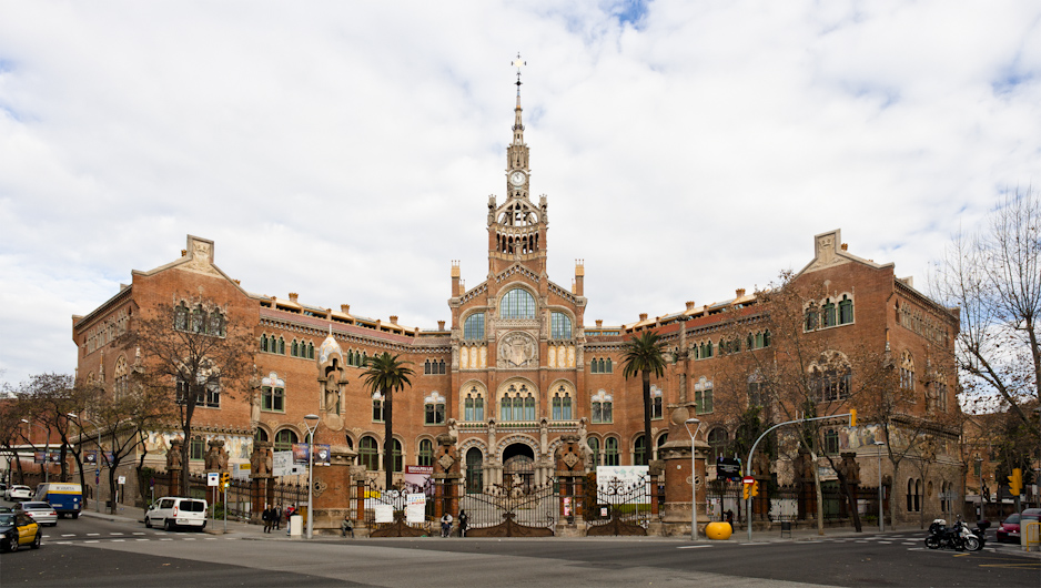 Hôpital de la Santa Creu i Sant Pau, Barcelone, Espagne