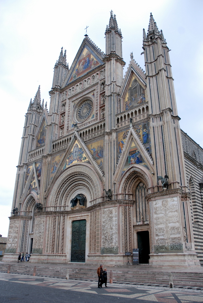 Cathédrale d’Orvieto, Ombrie, Italie.
