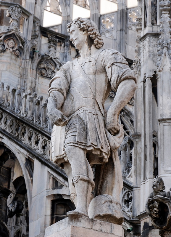 La cathédrale de Milan, Milan, Italie.