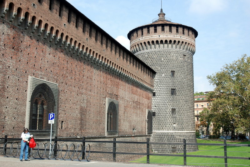 Castello Sforzesco, Milan, Italie.