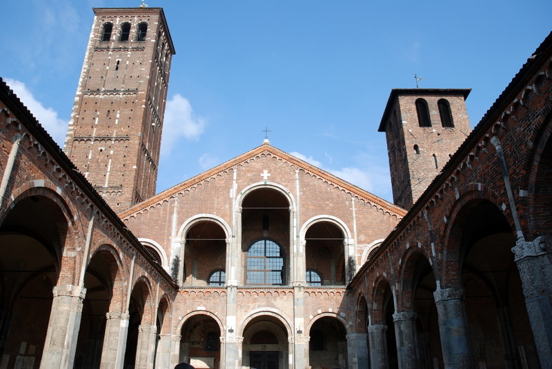Basilique San’Ambrogio, Milan, Italie.