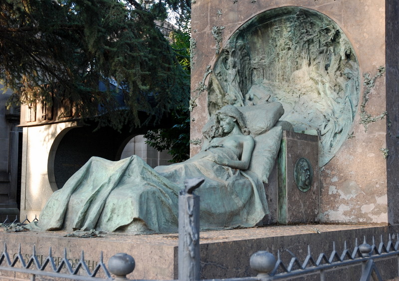 Cimetière monumental de Milan, Milan, Italie.