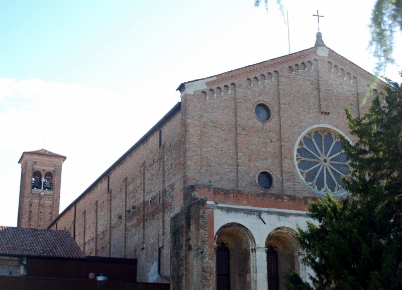 L’église des ermites de Saint-Augustin, la Chiesa degli Eremitani, Padoue, Italie.