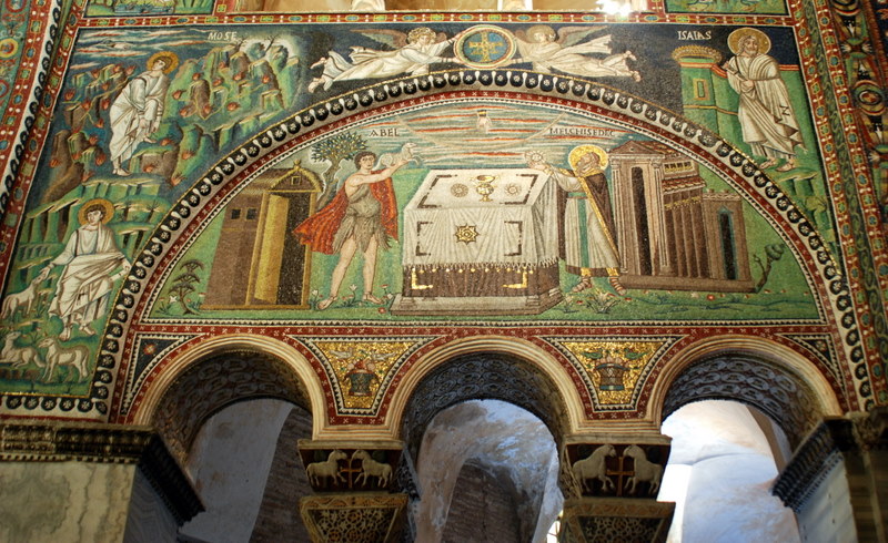 Basilique San Vitale, Ravenne, Italie.