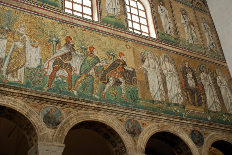Basilique Saint-Apollinaire-le-Neuf, Ravenne, Italie.