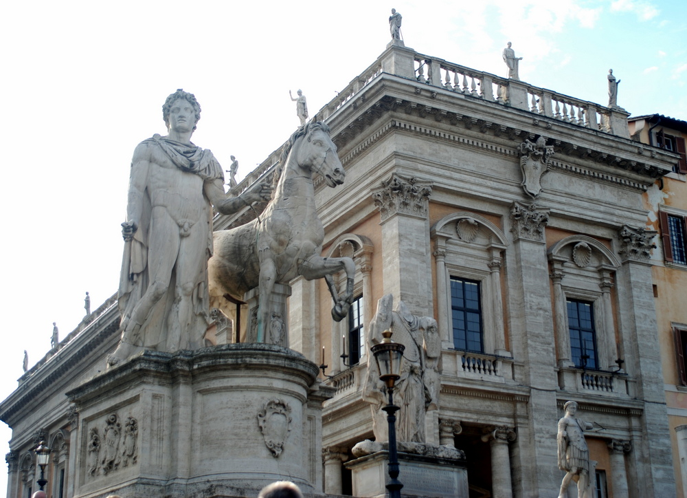 Place du Capitole, Rome, Italie. Place du Capitole, Rome, Italie.