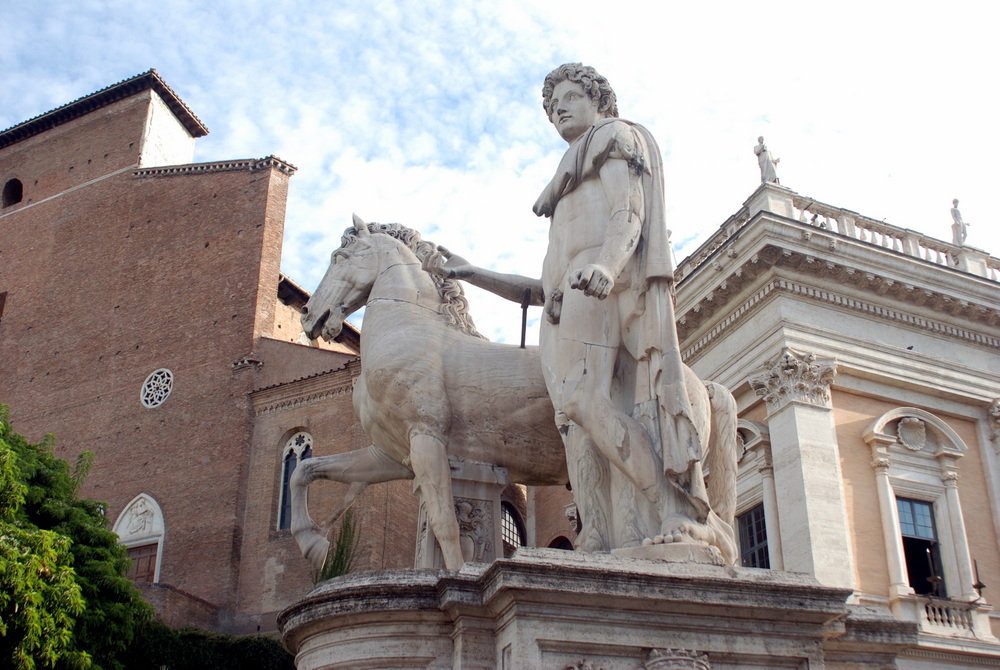 Place du Capitole, Rome, Italie. Place du Capitole, Rome, Italie.