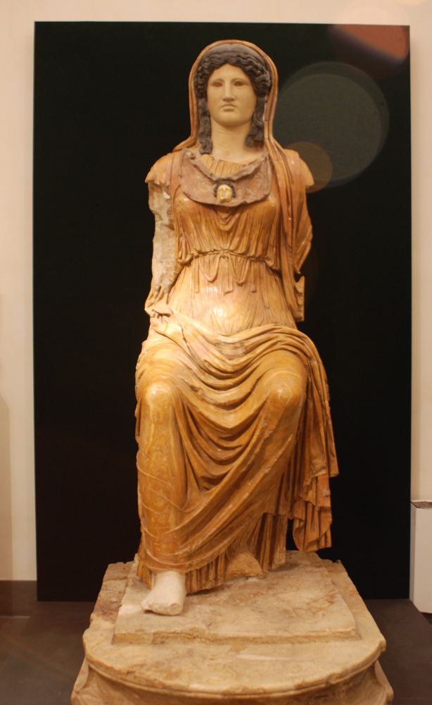 Statue de Minerve, Museo Nazionale Romano, Rome, Italie.