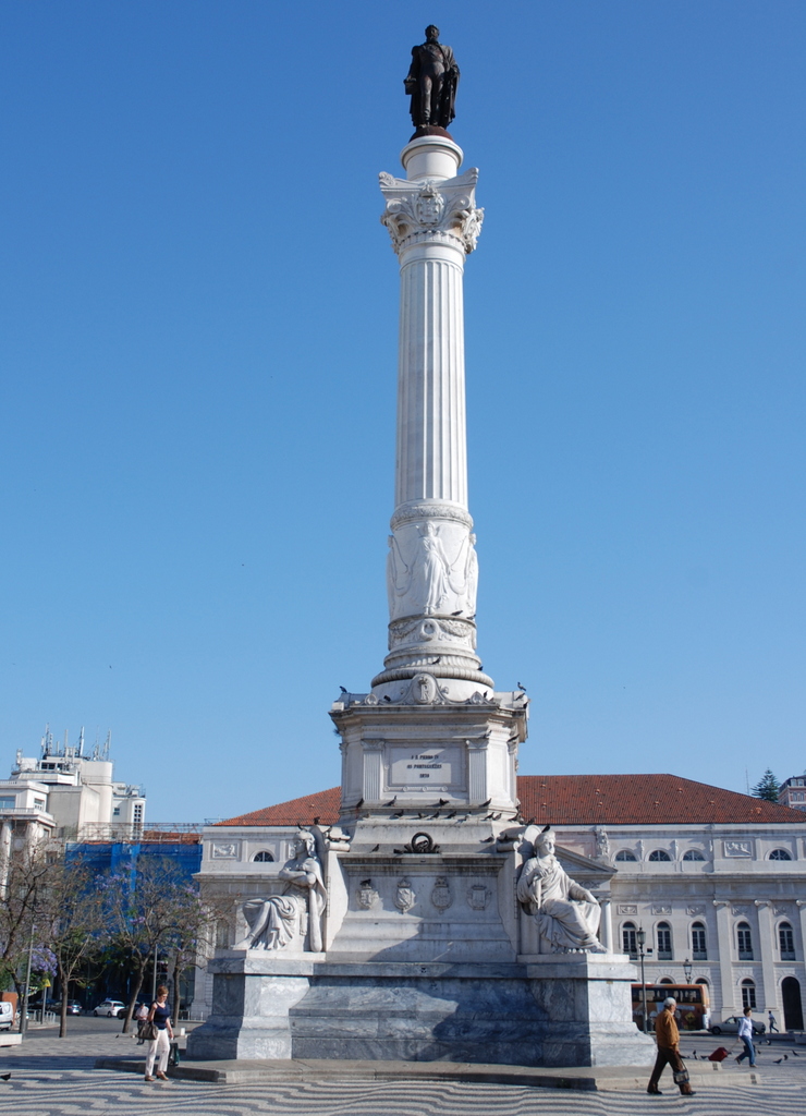 Praça Dom Pedro IV, Lisbonne, Portugal