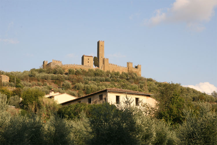 Château de Montecchio, Montecchio Vesponi, Toscane, Italie.
