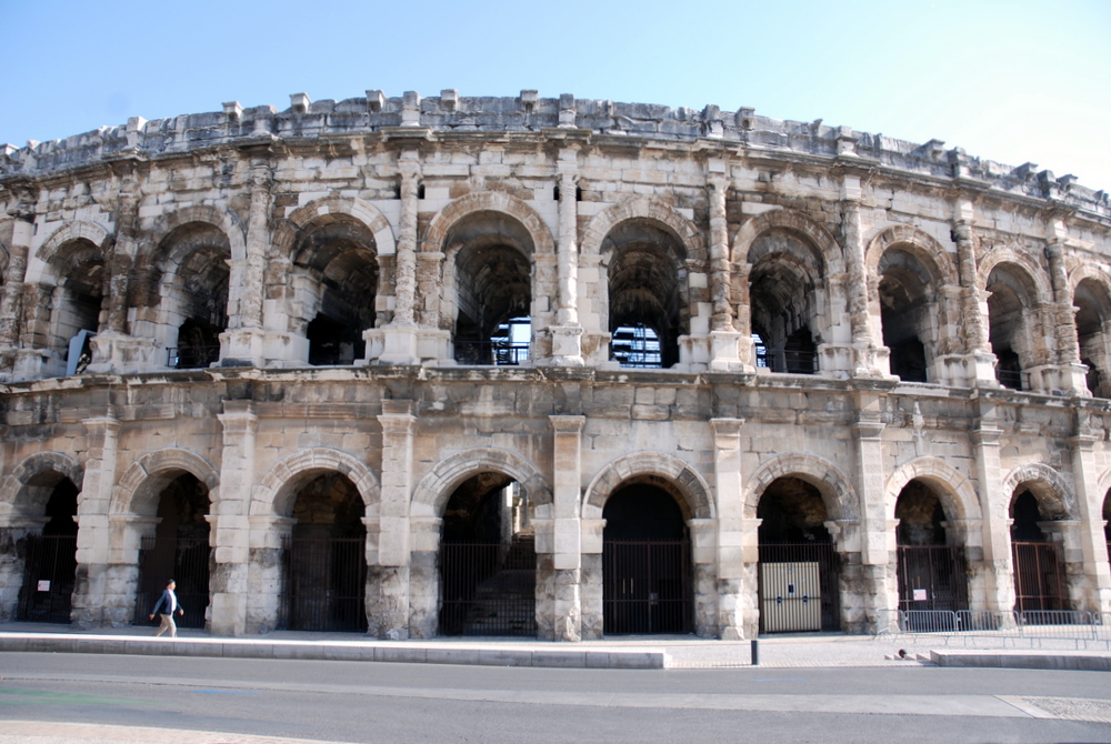 Les arènes de Nîmes, Nîmes, France