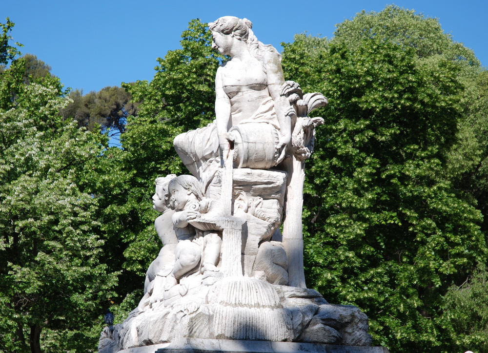 Nymphée des jardins de la Fontaine, Nîmes, France