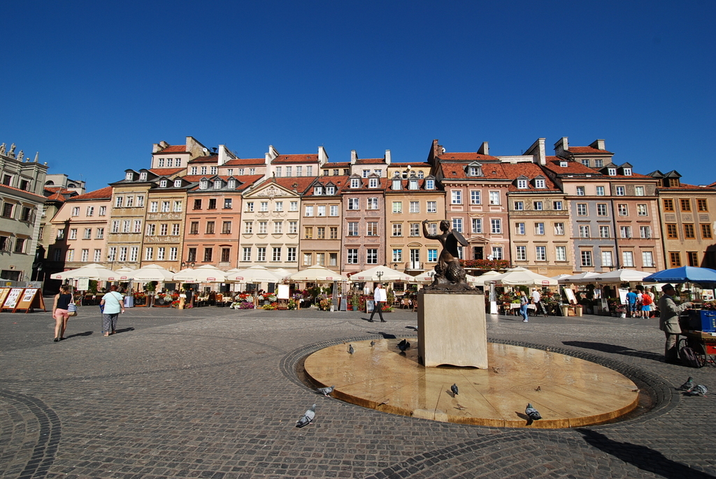 Rynek de la vieille ville, Varsovie, Pologne