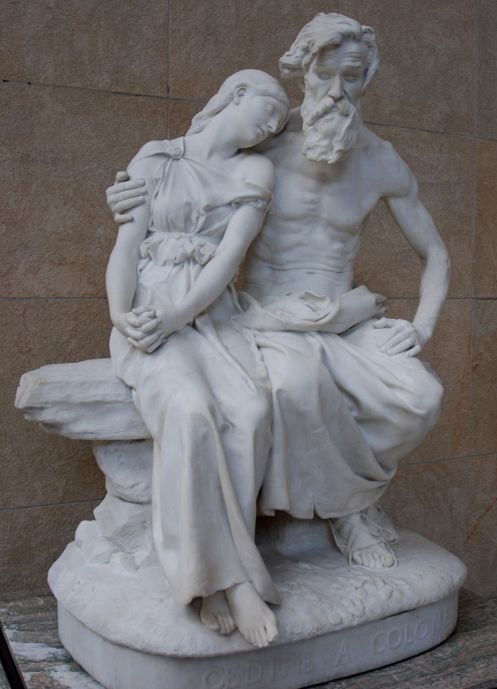 Oedipe à Colone, de Jean-Baptiste Hugues, Musée d'Orsay, Paris, France.