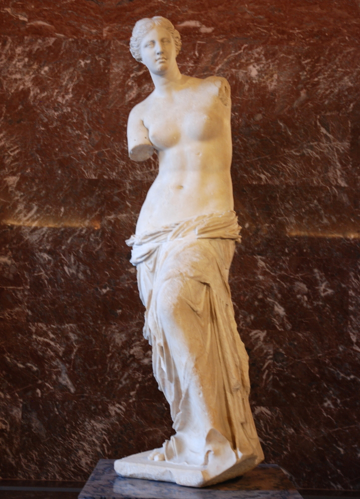 Vénus de Milo, Musée du Louvre, Paris, France.