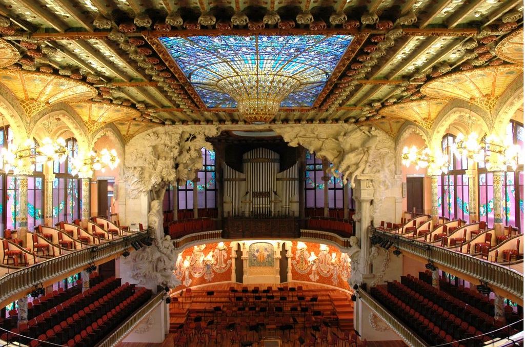 Palau de la Música Catalana, Barcelone, Espagne