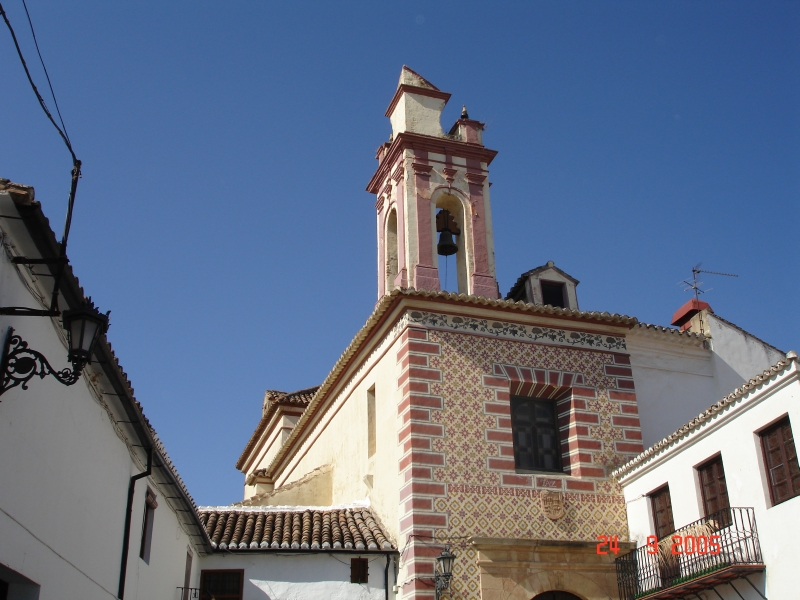 Le clocher de l’église San Virgen de la Paz, Ronda, Espagne.
