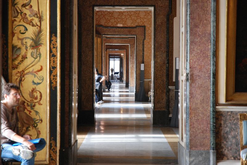 Palais royal de Naples, Italie.