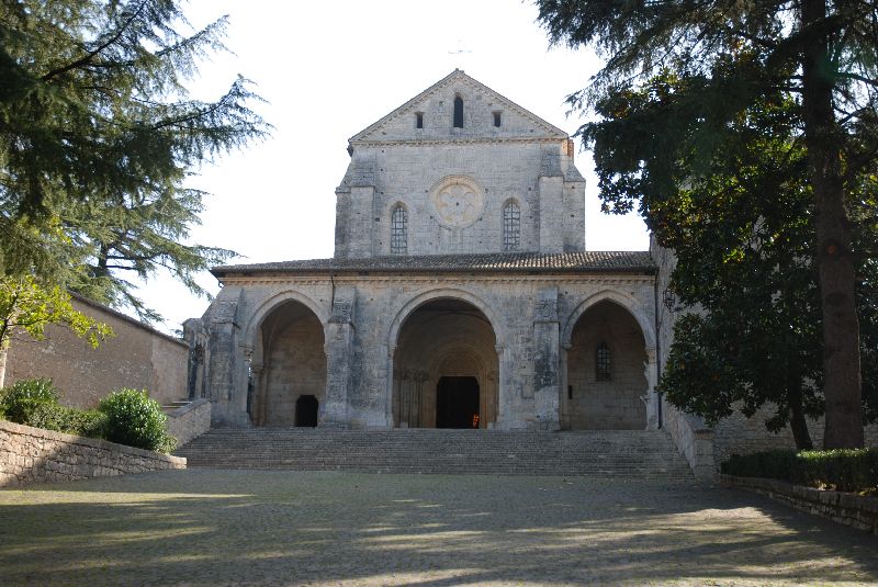 L’abbaye de Casamari, Italie.