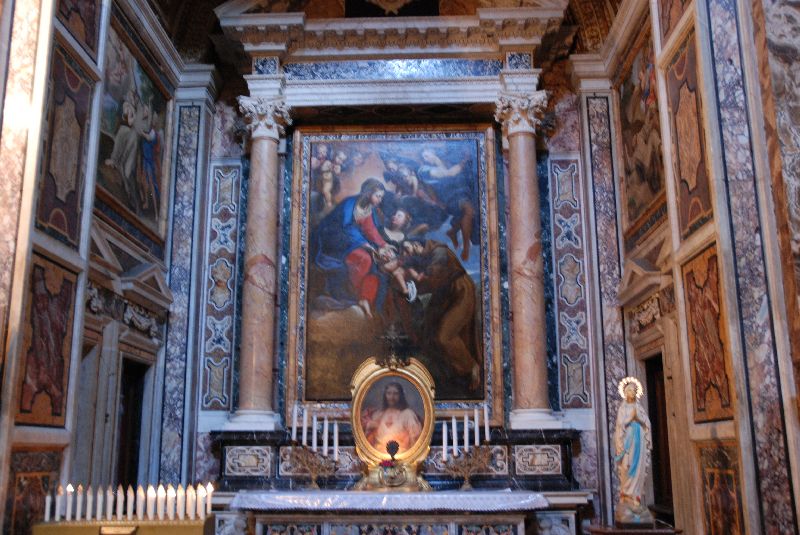Église Santa Maria della Vittoria, Rome, Italie.