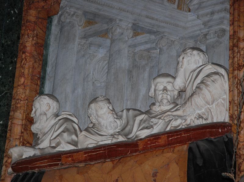 Une œuvre d’art de l’église Sainte-Marie de la Victoire, Rome, Italie.