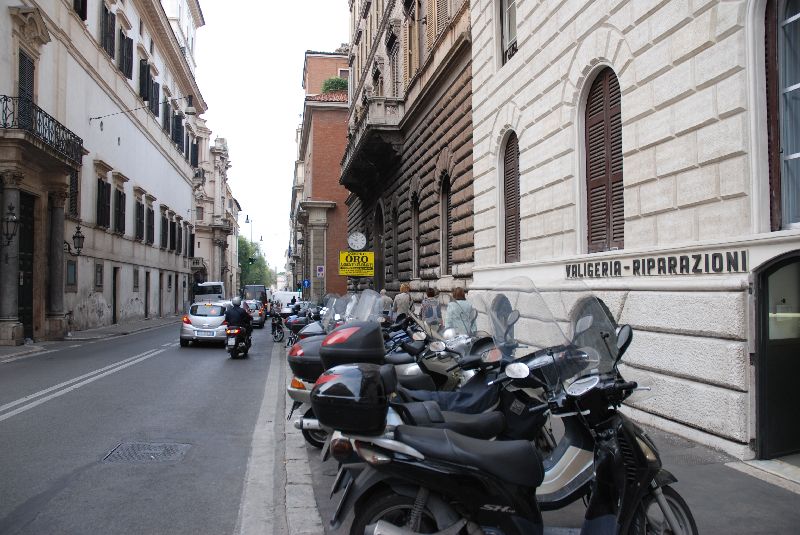 Rue de Rome, Italie.