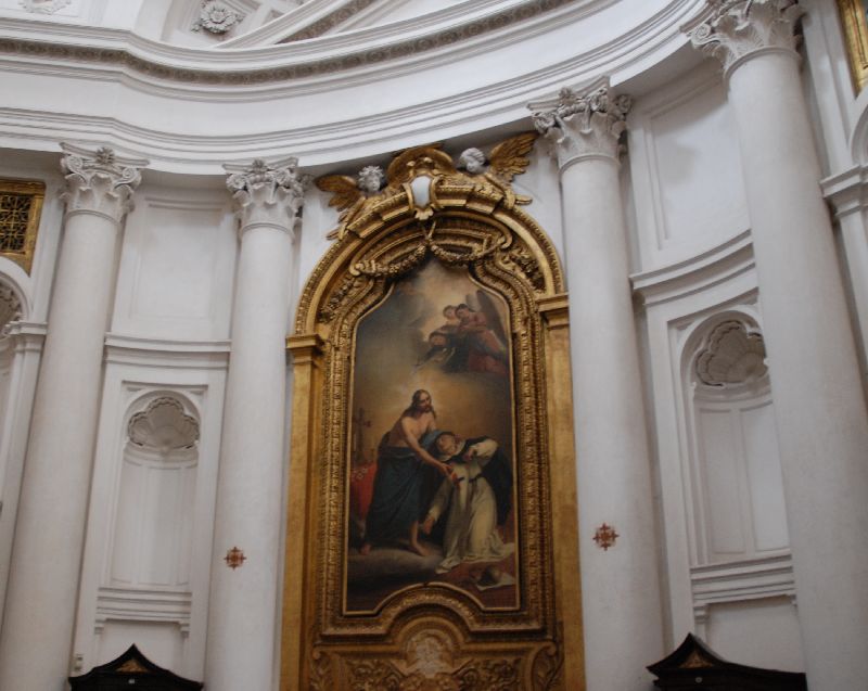 L'Église Saint-Charles-des-Quatre-Fontaines, Rome, Italie.