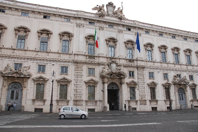 Le palais du Quirinal, Rome, Italie.