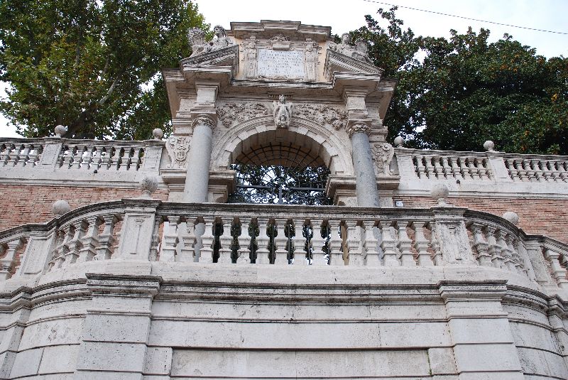 Le Palais aux colonnes, Rome, Italie.