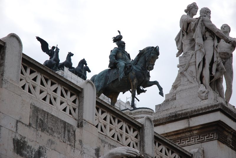  Monument à Victor-Emmanuel II, Rome, Italie.