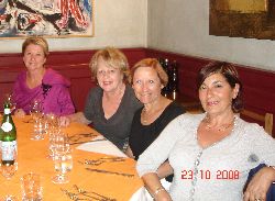 Notre table à la Cantine del Vecchio à Rome, Italie.