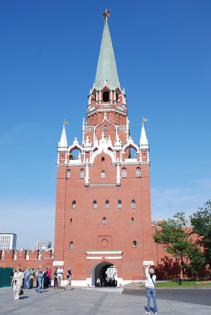 Tour de la Trinité au Kremlin, Moscou, Russie.
