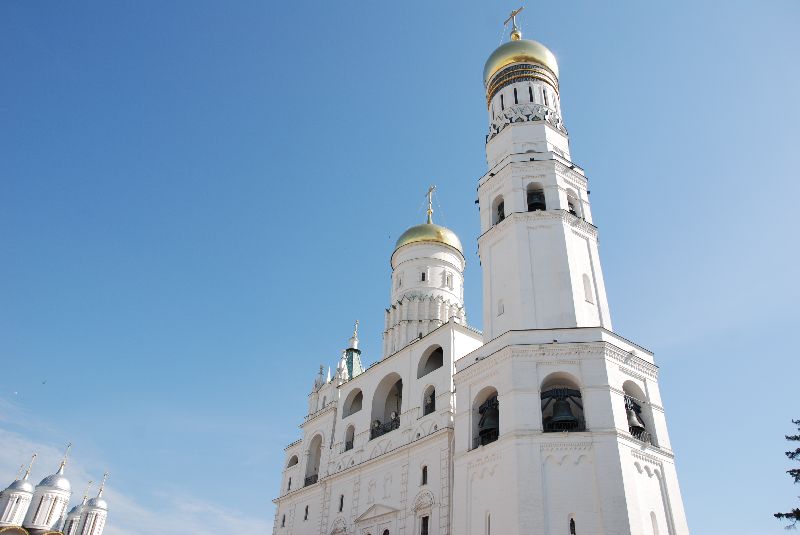 Le clocher d’Ivan-le-Grand, Moscou, Russie.