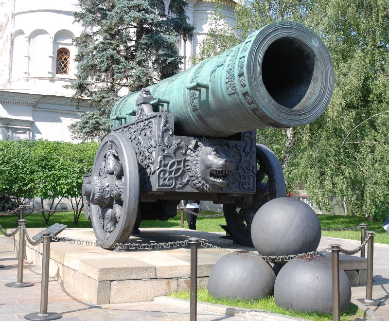 Le plus grand canon du monde, Moscou, Russie.