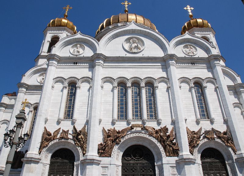 Cathédrale du Christ-Sauveur, Moscou, Russie.